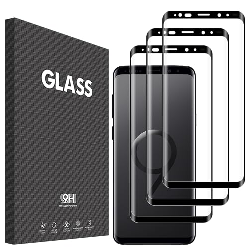 Vsjnk Screen Protector für Samsung Galaxy S9 Plus mit 3 Stück Panzer Schutz Glas 9H Härte Tempered Glass,Anti-Kratzen,Anti-Bläschen,HD Displayschutzfolie,kompatible mit Samsung S9 + von Vsjnk