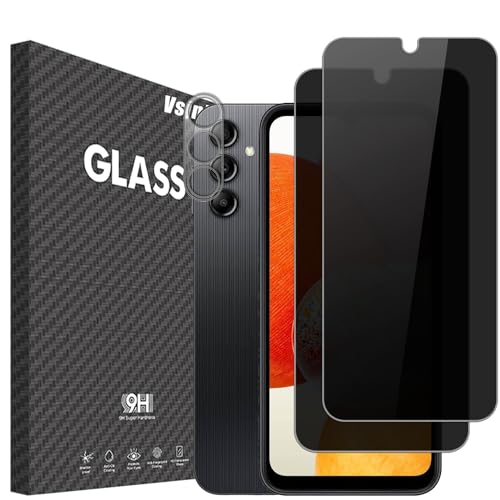 Vsjnk Sichtschutz fur Samsung Galaxy A14 mit 2 Stück Anti-Spähen Privatsphäre Panzer Schutz 1 X Kamera Panzerfolie 9H Härte Tempered Glass HD Displayschutzfolie,kompatible mit Galaxy A14 Vsjnk Sichtschutz fur Samsung Galaxy A14 mit 2 Stück Anti-Spähen Privatsphäre Panzer Schutz 1 X Kamera Panzerfolie 9H Härte Tempered Glass HD Displayschutzfolie,kompatible mit Galaxy A14 von Vsjnk