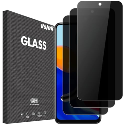 Vsjnk Sichtschutz fur Xiaomi Redmi Note 11 / 11S mit 3 Stück Anti-Spähen Privatsphäre Panzer Schutz Glas Folie Tempered Glass HD Displayschutzfolie,kompatible mit Xiaomi Redmi Note 11 / Redmi Note 11S Vsjnk Sichtschutz fur Xiaomi Redmi Note 11 / 11S mit 3 Stück Anti-Spähen Privatsphäre Panzer Schutz Glas Folie Tempered Glass HD Displayschutzfolie,kompatible mit Xiaomi Redmi Note 11 / Redmi Note 11S von Vsjnk