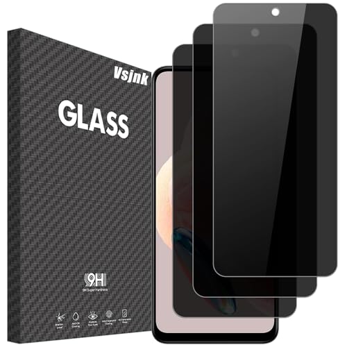 Vsjnk Sichtschutz fur Xiaomi Redmi Note 12 mit 3 Stück Anti-Spähen Privatsphäre Panzer Schutz Glas Folie 9H Härte Tempered Glass HD Displayschutzfolie,kompatible mit Xiaomi Redmi Note 12 4G / 5G Vsjnk Sichtschutz fur Xiaomi Redmi Note 12 mit 3 Stück Anti-Spähen Privatsphäre Panzer Schutz Glas Folie 9H Härte Tempered Glass HD Displayschutzfolie,kompatible mit Xiaomi Redmi Note 12 4G / 5G von Vsjnk