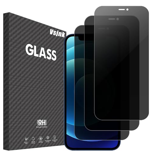 Vsjnk Sichtschutz fur iPhone 12 Mini mit 3 Stück Anti-Spähen Privatsphäre Panzer Schutz Glas Folie 9H Härte Tempered Glass HD Displayschutzfolie,kompatible mit iPhone 12 Mini Vsjnk Sichtschutz fur iPhone 12 Mini mit 3 Stück Anti-Spähen Privatsphäre Panzer Schutz Glas Folie 9H Härte Tempered Glass HD Displayschutzfolie,kompatible mit iPhone 12 Mini von Vsjnk