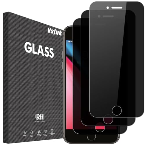 Vsjnk Sichtschutz fur iPhone 7/8,iPhone SE 3 2022/ SE 2 2020 mit 3 Stück Anti-Spähen Privatsphäre Panzer Schutz Glas Folie 9H Härte Tempered Glass HD Displayschutzfolie,kompatible mit iPhone 8/7 Vsjnk Sichtschutz fur iPhone 7/8,iPhone SE 3 2022/ SE 2 2020 mit 3 Stück Anti-Spähen Privatsphäre Panzer Schutz Glas Folie 9H Härte Tempered Glass HD Displayschutzfolie,kompatible mit iPhone 8/7 von Vsjnk