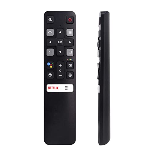 Vsnetwork RC802V FMR1 Ersatz Fernbedienung kompatibel mit TCL Android TV P8M P715 P615 Series 43P615 43P715 32S615 Smart LCD LED 3D HDTV Netflix-Taste, keine Programmierung, schwarz Vsnetwork RC802V FMR1 Ersatz Fernbedienung kompatibel mit TCL Android TV P8M P715 P615 Series 43P615 43P715 32S615 Smart LCD LED 3D HDTV Netflix-Taste, keine Programmierung, schwarz von Vsnetwork
