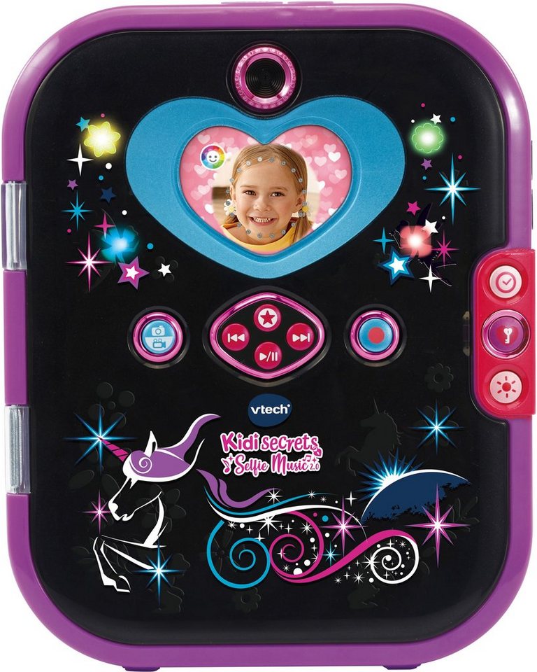 Vtech® Elektronisches Tagebuch Kiditronics, KidiSecrets Selfie Music 2.0, black von Vtech®