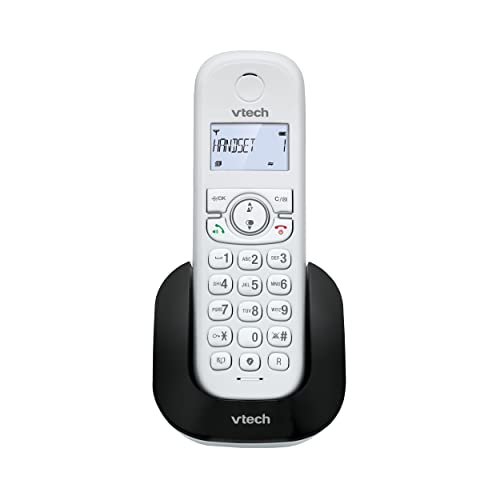 (Französische Fassung) VTech CS1500 Schnurloses DECT-Telefon mit Anrufsperre, Anrufer-ID/Anklopfen, Freisprecheinrichtung, beleuchtetem Display und Tastatur von Vtech