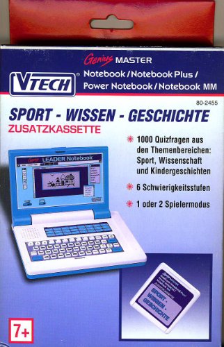 Sport-Wissen-Geschichte Zusatzkasse Vtech Genius VTs Kinderlernsoftware von VTech