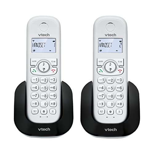 VTech CS1501 Schnurlostelefon Casa Duo, DECT-Telefon mit Freisprecheinrichtung und Anrufblockierung, Doppelladung, Anruferkennung, LCD Display mit Hintergrundbeleuchtung und Tastatur, ECO-Modus, weiß VTech CS1501 Schnurlostelefon Casa Duo, DECT-Telefon mit Freisprecheinrichtung und Anrufblockierung, Doppelladung, Anruferkennung, LCD Display mit Hintergrundbeleuchtung und Tastatur, ECO-Modus, weiß von Vtech