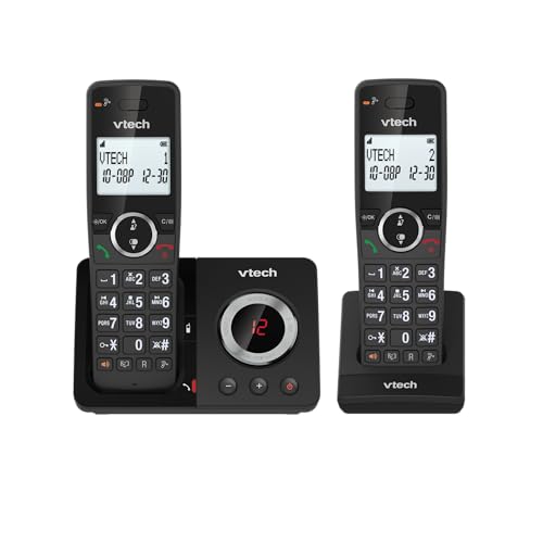 VTech Digitales Schnurlostelefon ES2051, doppelter Anrufbeantworter, Blocker für unerwünschte Anrufe VTech Digitales Schnurlostelefon ES2051, doppelter Anrufbeantworter, Blocker für unerwünschte Anrufe von Vtech