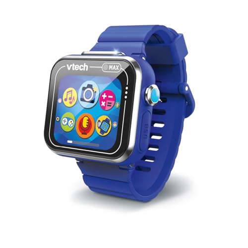 VTech - Kidizoom Smartwatch MAX Blau, Smartwatch für Kinder, Dual-Kamera, Video, Spiele, horizontaler Touchscreen, ESP-Version VTech - Kidizoom Smartwatch MAX Blau, Smartwatch für Kinder, Dual-Kamera, Video, Spiele, horizontaler Touchscreen, ESP-Version von Vtech