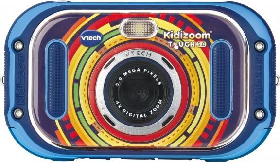 VTech Kidizoom Touch 5.0 - Digitalkamera - Kompaktkamera mit digitale Wiedergabe / Sprachaufnahme - 5.0 MPix - Blau von Vtech