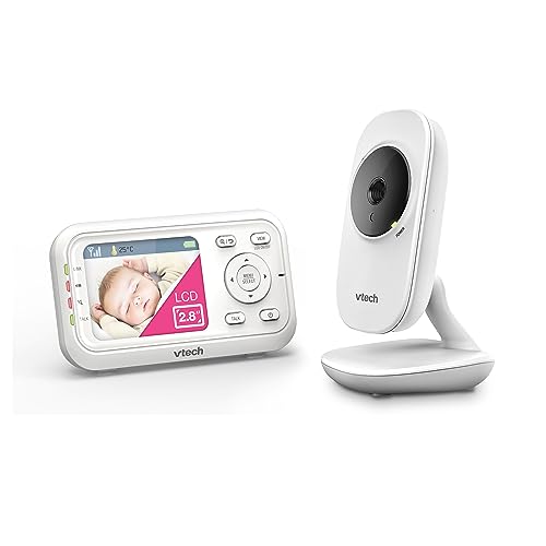 Vtech Babymonitor VM3255 – Video-Babyphon mit beweglicher Kamera – Klarer Sound, 2,8" LCD-Farbbildschirm und Nachtsichtfunktion – Mit Gegensprechfunktion, Schlafliedern und Geräuschen Vtech Babymonitor VM3255 – Video-Babyphon mit beweglicher Kamera – Klarer Sound, 2,8" LCD-Farbbildschirm und Nachtsichtfunktion – Mit Gegensprechfunktion, Schlafliedern und Geräuschen von Vtech