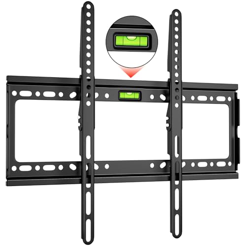 TV Wandhalterung,Schwenkbar Neigbar TV Halterung für 26-63 Zoll Flach/Curved Fernseher/Monitor Ultraslim Universal Wandhalterung TV Halterung,Max VESA 400 x 400 mm, 50 kg Kapazität von Vtkp