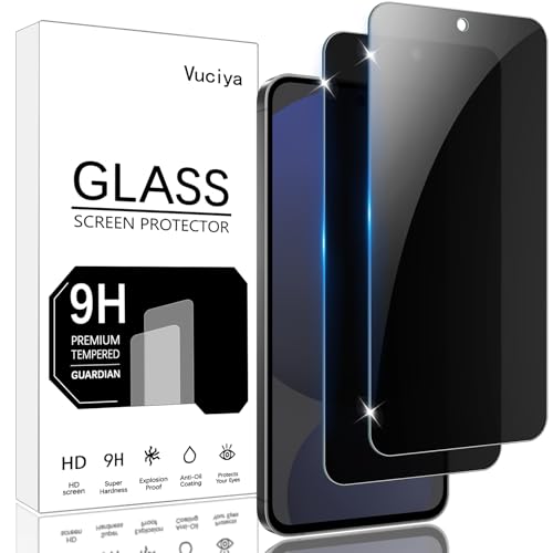 Vuciya Pack of 2 Privacy Full Screen Protector for Samsung Galaxy S24 FE Tempered Glass,9H Schutzfolie,Anti-Spy Armoured Protection for Galaxy S24 FE Vuciya Pack of 2 Privacy Full Screen Protector for Samsung Galaxy S24 FE Tempered Glass,9H Schutzfolie,Anti-Spy Armoured Protection for Galaxy S24 FE von Vuciya