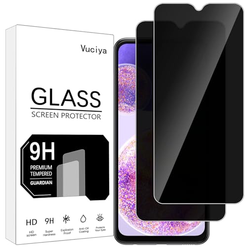 Vuciya [Pack of 2 Privacy Full Screen Protector kompatibel mit Samsung Galaxy A23 4G/5G / Galaxy A32 5G Tempered Glass,9H Schutzfolie,Anti-Kratzen,Anti-Bläschen,Anti-Spy Protection for Galaxy A23 Vuciya [Pack of 2 Privacy Full Screen Protector kompatibel mit Samsung Galaxy A23 4G/5G / Galaxy A32 5G Tempered Glass,9H Schutzfolie,Anti-Kratzen,Anti-Bläschen,Anti-Spy Protection for Galaxy A23 von Vuciya