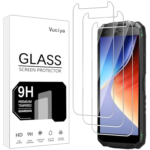 Vuciya Pack of 3 Screen Protector for DOOGEE S41 Plus / S41 Max / S41T / S41 Pro panzerglas 9H Härte Schutzfolie Anti-Kratzen Anti-Bläschen kompatibel mit Doogee S41 Plus von Vuciya