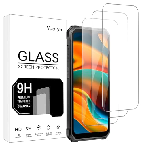 Vuciya Pack of 3 Screen Protector kompatibel mit Blackview BV4800 Pro / BV4800 SE / BV4800 panzerglas,9H Härte Schutzfolie,Anti-Kratzen,Anti-Bläschen,HD Clear Film,for BV4800 Pro von Vuciya