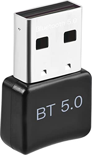 Vues Bluetooth 5.0 Adapter für PC, Bluetooth Dongle, USB Bluetooth Adapter, Bluetooth Stick, Bluetooth-Adapter, Bluetooth USB, Unterstützt Windows 11/10 / 8/7 von Vues