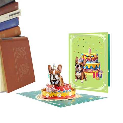 Vuggdt 3D-Geburtstagskarte, Pop-Up-Grußkarten, Geburtstags-Hund, Urlaubsparty-Gastgeschenke für , Kinder, Sohn, Tante, Mutter, Tochter, ihn, Freund, Freundin Vuggdt 3D-Geburtstagskarte, Pop-Up-Grußkarten, Geburtstags-Hund, Urlaubsparty-Gastgeschenke für , Kinder, Sohn, Tante, Mutter, Tochter, ihn, Freund, Freundin von Vuggdt