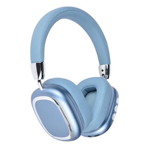 Vuggdt Kabellose Over-Ear-Kopfhörer, komfortables Stereo-Sound, kabelloses Headset, lange Akkulaufzeit, Headset für Zuhause, Reisen, Geschäftsreisen, Camping, Urlaub von Vuggdt
