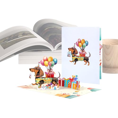 Vuggdt Pop-Up-Karten Geburtstag – Pop-Up-Grußkarten Geburtstag Hund – Urlaubsparty-Gastgeschenke für , Kinder, Sohn, Tante, Mutter, Tochter, ihn, Freund, Freundin Vuggdt Pop-Up-Karten Geburtstag – Pop-Up-Grußkarten Geburtstag Hund – Urlaubsparty-Gastgeschenke für , Kinder, Sohn, Tante, Mutter, Tochter, ihn, Freund, Freundin von Vuggdt
