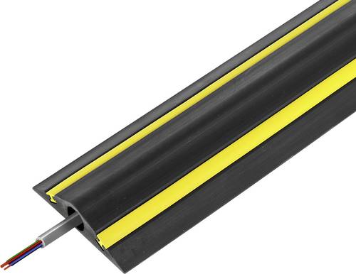 Vulcascot Kabelbrücke VUS-066 Gummi Schwarz Anzahl Kanäle: 1 1500mm Inhalt: 1St. von Vulcascot