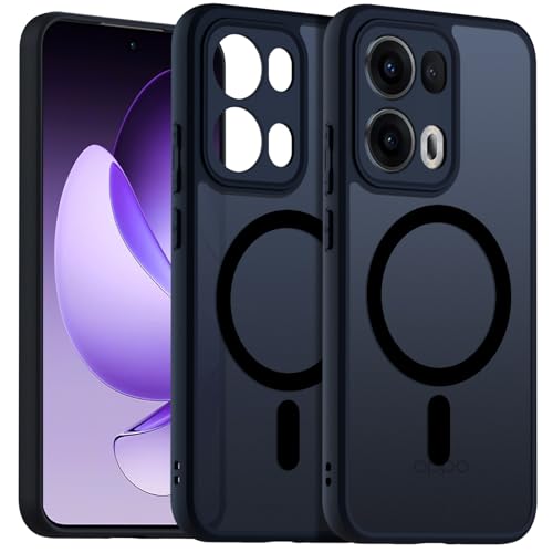 Vuletc Magnetische matte Schutzhülle für OPPO Reno 13 Pro 5G, dünne Schutzhülle, stoßfest, Anti-Fingerabdruck, Schwarz Vuletc Magnetische matte Schutzhülle für OPPO Reno 13 Pro 5G, dünne Schutzhülle, stoßfest, Anti-Fingerabdruck, Schwarz von Vuletc