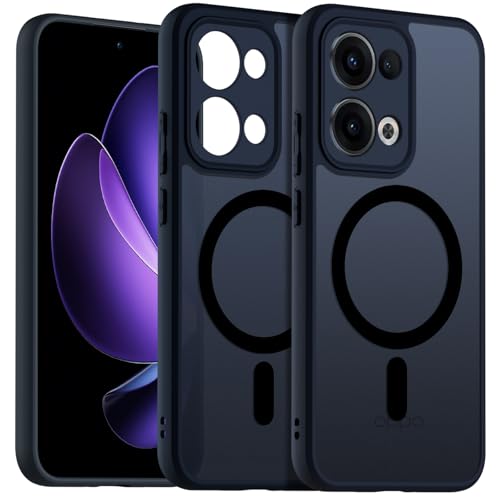 Vuletc Matte magnetische Schutzhülle für OPPO Reno 13 5G, dünne Schutzhülle, stoßfest, Anti-Fingerabdruck, Schwarz Vuletc Matte magnetische Schutzhülle für OPPO Reno 13 5G, dünne Schutzhülle, stoßfest, Anti-Fingerabdruck, Schwarz von Vuletc