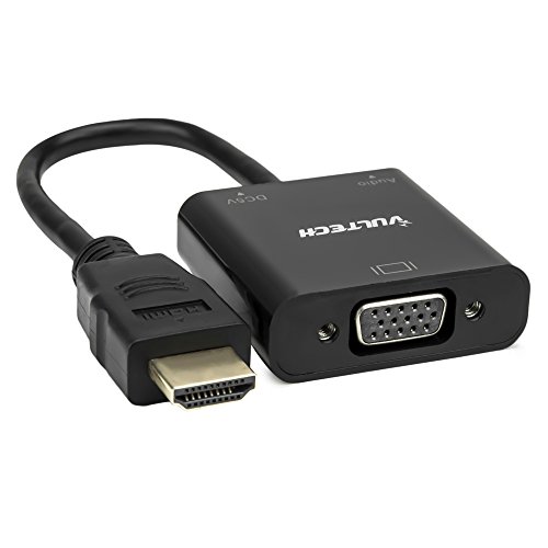 VulTech sn21707 Netzteil Konverter HDMI to VGA und Audio, Schwarz von Vultech