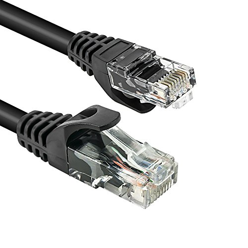 Vultech CAT6, 0,5 m 0,5 m Cat6 U/UTP (UTP) schwarz Networking Kabel – Netzwerk-Kabel (0,5 m, 0,5 m, Cat6, RJ-45, RJ-45, Stecker/Stecker, U/UTP (UTP)) von Vultech