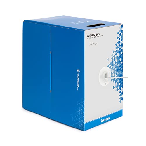 Vultech sc13002 – 305 Wool-Ease LAN Kategorie 5e UTP, nicht geschirmt, 305 m, 24 AWG, Rolle von 305 M Cat5E Ethernet-Netzwerk (305 Meter, 24 AWG, Cat.5E UTP) von Vultech
