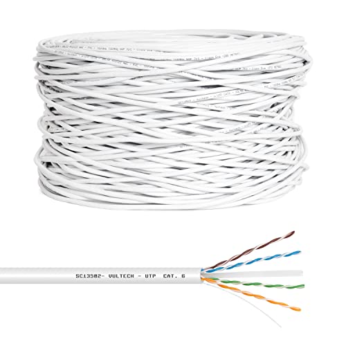 Vultech sc13502 – 305 – Netzwerkkabel (CAT6, F/UTP (FTP), 10/100/1000Base-T (x), grau, Vinylchlorid (PVC), Stranded) von Vultech