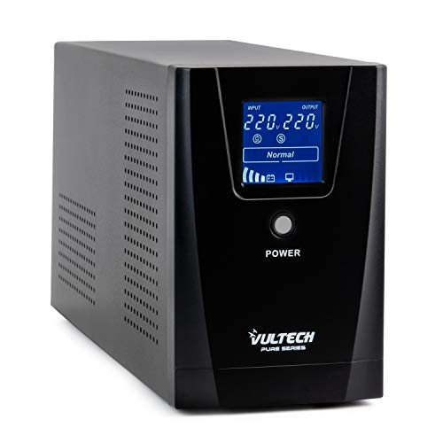 Vultech ups 1500VA Pure Line Interactive mit Sinuswelle, reine und LCD von Vultech