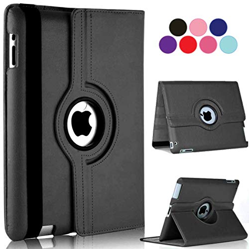 Vultic iPad Pro 9.7 Case (2016) - 360 Degree Rotating Stand [Auto Sleep/Wake] Leather Smart Cover Case for Apple iPad Pro 9.7" inch 2016 (Black) von Vultic