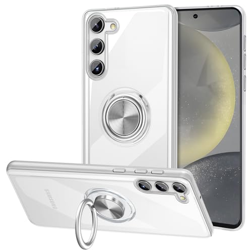 Vunake für Samsung Galaxy S24 Hülle mit Ring Halter Ständer Handyhülle Samsung S24 Silikon TPU Slim Clear Hülle Magnetische Autohalterung Stoßfeste Schutzhülle Case für Samsung S24 5G-Durchsichtig Vunake für Samsung Galaxy S24 Hülle mit Ring Halter Ständer Handyhülle Samsung S24 Silikon TPU Slim Clear Hülle Magnetische Autohalterung Stoßfeste Schutzhülle Case für Samsung S24 5G-Durchsichtig von Vunake
