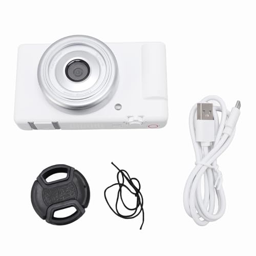 5K-Digitalkamera, 80 MP HD, 2,8-Zoll-Flip-Screen, 5-Achsen-Präzisions-Gyro-stabilisierte Kamera mit Präzisem Verschluss und Autofokus, Unterstützt Bis zu 128 GB Speicherkarte für von Vvikizy