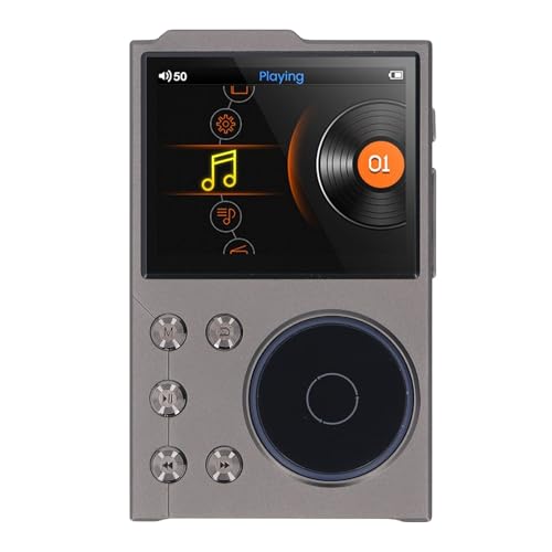 HiFi MP3 -Player mit Bluetooth5.3, Verlustfreier DSD FLAC HD HD Hochauflösend Digitaler Audiomusik Player, HiFi Tragbarer MP3 -Player, Unterstützung von Bis zu 256 GB, 2,4 -Zoll HiFi MP3 -Player mit Bluetooth5.3, Verlustfreier DSD FLAC HD HD Hochauflösend Digitaler Audiomusik Player, HiFi Tragbarer MP3 -Player, Unterstützung von Bis zu 256 GB, 2,4 -Zoll von Vvikizy
