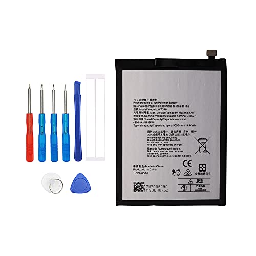[2023 Upgraded] Vvsialeek WT340 Ersatz Akku für Nokia G10 TA-1351 mit kostenlosem Toolkit(4900 mAh). von Vvsialeek