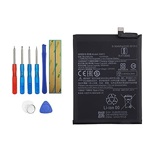 BM53 Battery for Mi 10T / 10T pro 5G M2007J3SY + Tool von Vvsialeek