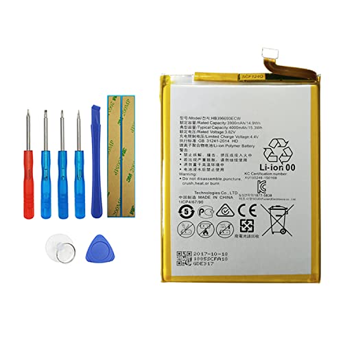 [NEU] Vvsialeek Hohe Qualität HB396693ECW Ersatz Akku für Huawei Mate 8 NXT-L09 mit kostenlosem Toolkit. von Vvsialeek