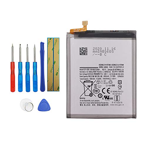 Vvsialeek EB-BA315ABY Ersatz Akku Kompatibel Für Samsung Galaxy A31 2020 SM-A315F with Free Toolkit Vvsialeek EB-BA315ABY Ersatz Akku Kompatibel Für Samsung Galaxy A31 2020 SM-A315F with Free Toolkit von Vvsialeek