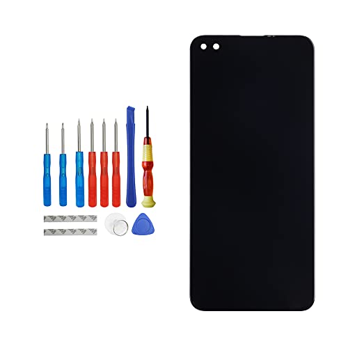 Vvsialeek Ersatz LCD Display Kompatibel Für Realme 6 Pro RMX2061 RMX2063 LCD Touch Screen Digitizer Assembly Glass with Toolkit Schwarz von Vvsialeek