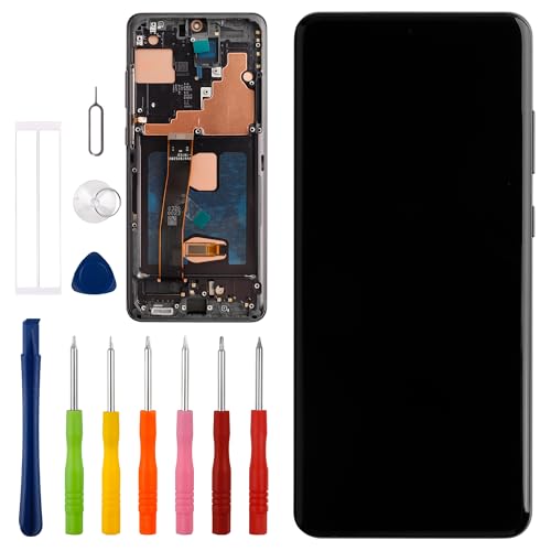 Vvsialeek Ersatz OLED Display Kompatibel Für Galaxy S20 Ultra [6.9"] SM-G988B/DS LCD Touch Screen with Toolkit-Fingerabdruck-Funktion von Vvsialeek