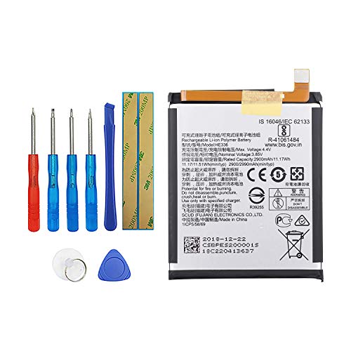 Vvsialeek HE336 Akku Kompatibel Für Nokia 5 TA-1053 TA-1024 TA-1044 TA-1027 with Toolkit von Vvsialeek