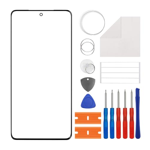 Vvsialeek Kompatibilität Oneplus 1+12R Vorderseite Bildschirm Glas äußere Platte Linse Ersatz (No LCD Screen and Touch Digitizer) with Toolkit von Vvsialeek