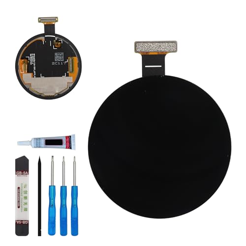 Vvsialeek LCD-Touchscreen-Digitizer für Galaxy-Watch 5 SM-R910, 44 mm, mit technischem Reparaturwerkzeug-Set, Fingerabdruck-Funktion von Vvsialeek