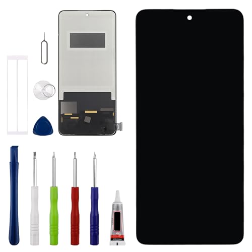 Vvsialeek LCD-Touchscreen-Digitizer für Mi Note 14 (6,2 Zoll), mit technischem Reparaturwerkzeug-Set, Fingerabdruck-Funktion von Vvsialeek