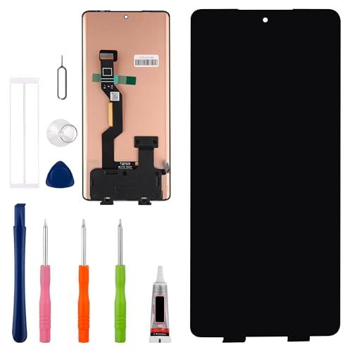 Vvsialeek LCD-Touchscreen-Digitizer für Moto G85 (Edge 50 Fusion), 15,7 cm (6,2 Zoll), mit technischem Reparaturwerkzeug-Set, Fingerabdruck-Funktion von Vvsialeek