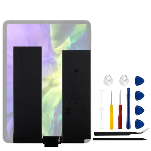 Vvsialeek Neu A2224 Tablet Ersatz Akku Kompatibel Für iPad Pro 11 2nd Generation Gen 2 2020 A2228 A2068 A2230 A2231 iPad8,9 iPad8,10 EMC 3349 3350 128GB 256GB 512GB 1TB mit kostenlosem Toolkit. von Vvsialeek