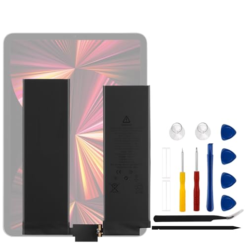 Vvsialeek Neu A2369 Tablet Ersatz Akku Kompatibel Für iPad Pro 11" 2021/2022 4th Gen,Kompatibel mit iPad Pro 11 3rd Gen 2021 Series A2301 A2377 A2459 A2460 mit kostenlosem Toolkit Vvsialeek Neu A2369 Tablet Ersatz Akku Kompatibel Für iPad Pro 11" 2021/2022 4th Gen,Kompatibel mit iPad Pro 11 3rd Gen 2021 Series A2301 A2377 A2459 A2460 mit kostenlosem Toolkit von Vvsialeek