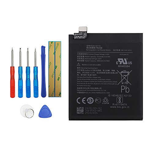Vvsialeek BLP743 Ersatz Akku Kompatibel Für Oneplus 7T 1+7T with Free Toolkit Vvsialeek BLP743 Ersatz Akku Kompatibel Für Oneplus 7T 1+7T with Free Toolkit von Vvsialeek